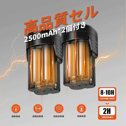 Electric Pruning Shear, Kebtek Cordless Electric Pruner Heavy Duty Electric Branch Cutter Brushless Motor with 2PCS 2500mAh 8-10H Working Time, 30mm (1.18 Inch) Cutting Diameter (KT930) Smooth-CUT