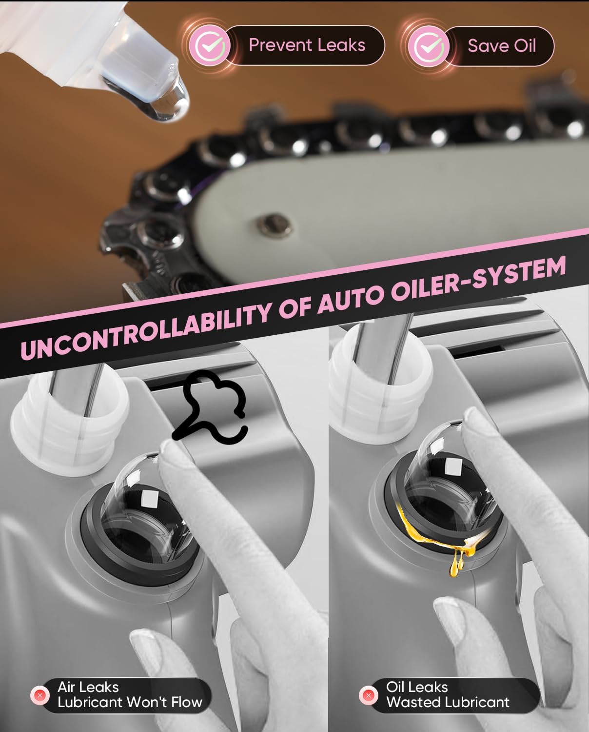 Saker Mini Chainsaw|6 Inch Chainsaws[2025 Upgraded]|Mini Cordless Electric Chain Saw|Small Handheld Portable Chain Saws Battery Powered Chain Saw for Tree Trimmer and Garden