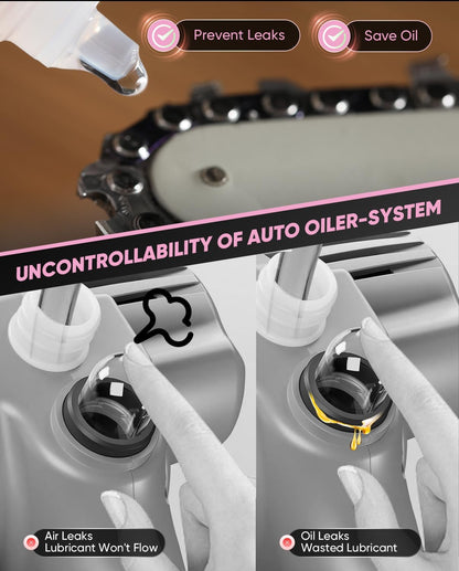 Saker Mini Chainsaw|6 Inch Chainsaws[2025 Upgraded]|Mini Cordless Electric Chain Saw|Small Handheld Portable Chain Saws Battery Powered Chain Saw for Tree Trimmer and Garden