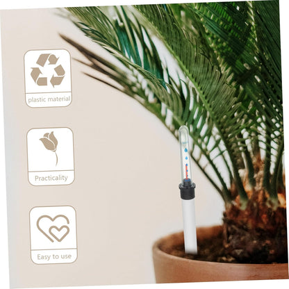 Angoily 2pcs Water Level Indicator Gardening Water Level Meter Plant Buoy Flower Pot Water Gauge Moisture Meter House Plant Pots Water Moisture Tester Suite White Scale Plastic