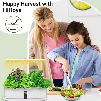 Herb Seed Pod Kit, Grow Anything Kit for All Hydroponics Growing Systems, 14 Pods with 600+ Seeds of Genovese Basil, Thyme, Mint, Cilantro, Curly Parsley and Dill, Grow Your Own Herb Garden at Home