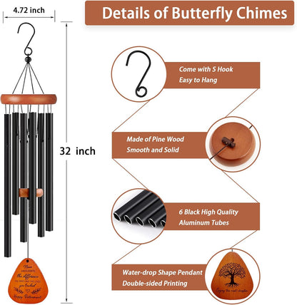 Retirement Gift for Women, 32" Wind Chimes Retirement Gifts, Happy Retirement Gifts for Teacher Nurses Coworker Colleague Boss Friends