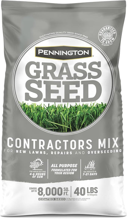 Pennington Contractors Grass Seed Mix Northern Mix 40 lb