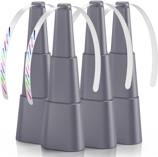 Portable Battery Powered Fly Fans for Tables Up to 15 Hours Working Time, 4-Pack Indoor Outdoor Mute Food Fan with Hook, Tabletop Fan for Home Restaurant Party Picnic Patio BBQ, Grey