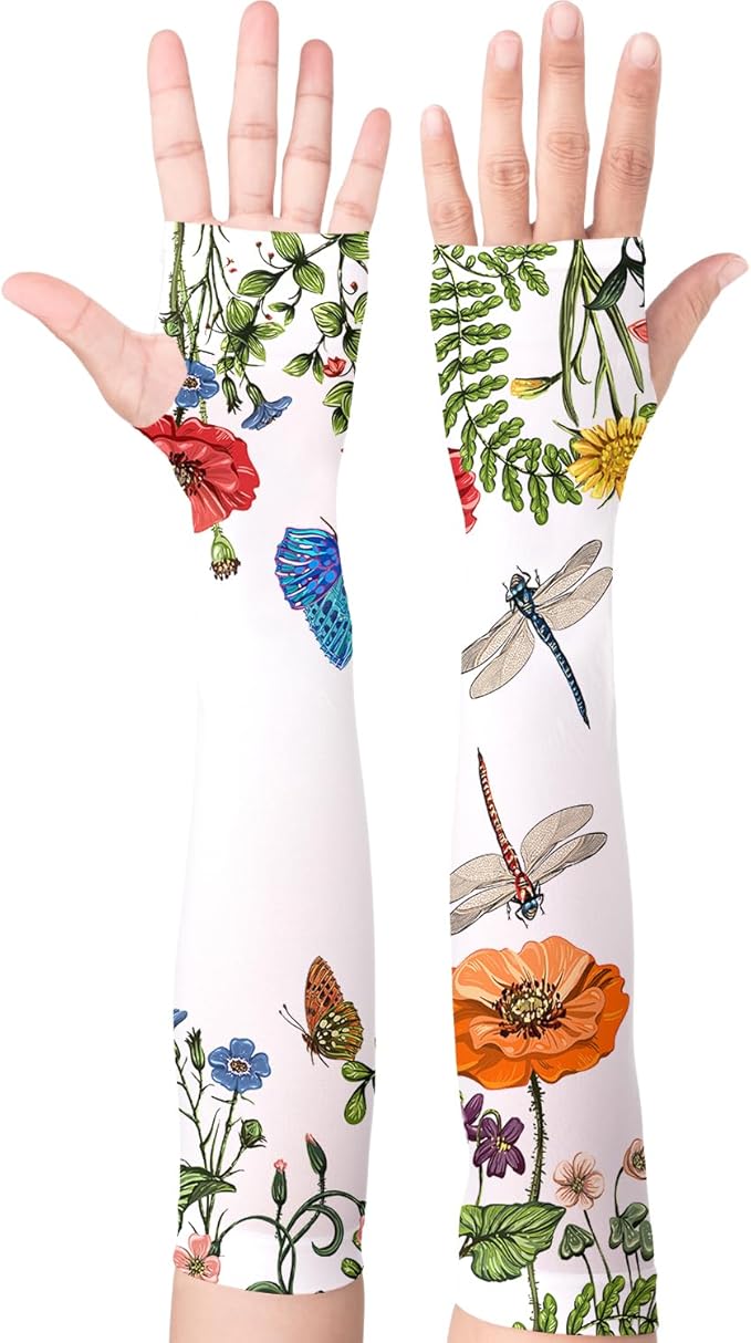 Gardening Sleeves for Women Farm Sun Protection Thorn Proof Cooling Arm Sleeves to Cover Arms for Garden Sports