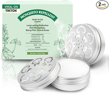 Mosquito Repellent, Peppermint Oil to Repel Mosquito, Ticks, Gnats and Pest, Insect Repellent for Indoor and Outdoor, 2 Packs