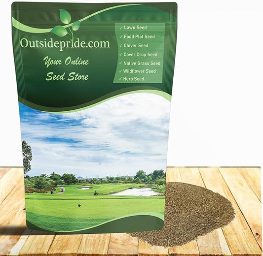 Outsidepride V8 Creeping Bentgrass Seed - 25 lbs. Fine-Bladed, Premium Quality Turf, Grass Seeds for Smooth Surface, & High-Traffic Areas, Ideal Grass for Golf Courses Putting Greens, & Fairways