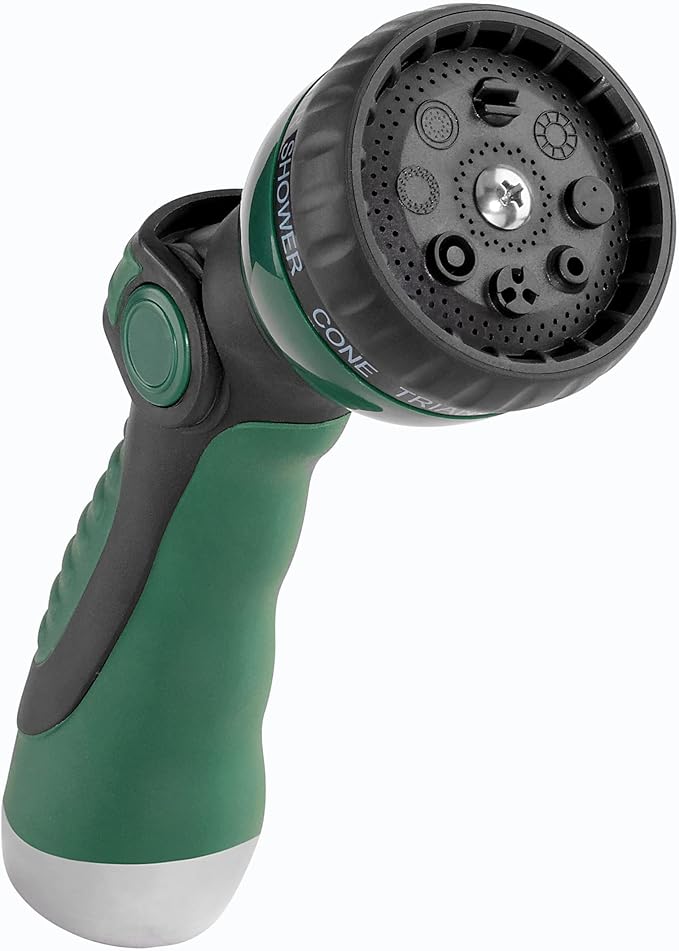 Retractable Garden Hose Reel, 65FT +6FT 5/8" Durable Wall Mounted Water Hose Reel with 180° Swivel Bracket, 9 Pattern Sprayer, 6Ft leader hose,Smooth Automatic Rewind, Any Length Lock.