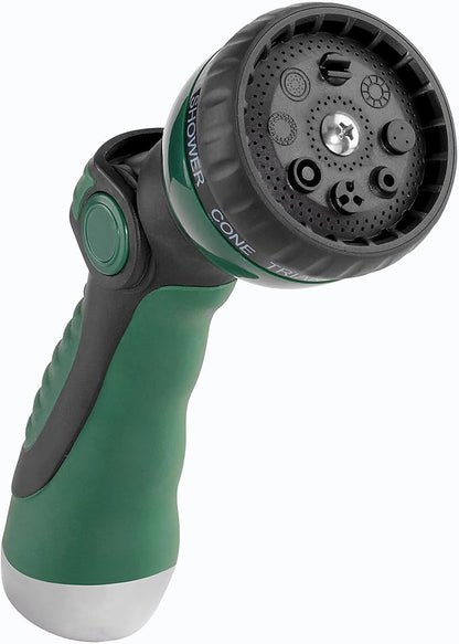 Retractable Garden Hose Reel, 65FT +6FT 5/8" Durable Wall Mounted Water Hose Reel with 180° Swivel Bracket, 9 Pattern Sprayer, 6Ft leader hose,Smooth Automatic Rewind, Any Length Lock.