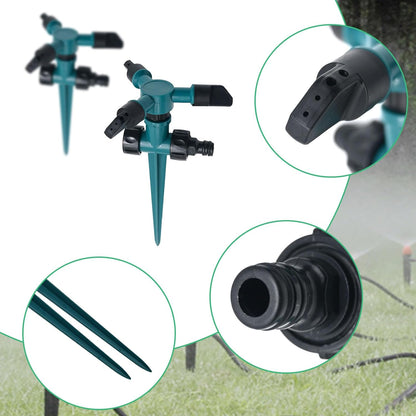 2 Pcs 360 Water Sprinkler Lawn Sprinklers for Garden Sprinklers for Yard Irrigation 3600 Square Feet