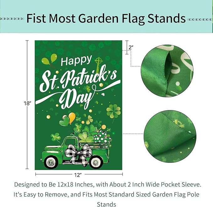 Seasonal Garden Flags Set of 12 Double Sided 12x18 Inch Yard Flags, Small Garden Flags for Outside Featuring Christmas Halloween Fall Winter Spring Easter for Outdoor Garden Holiday Decor All Seasons