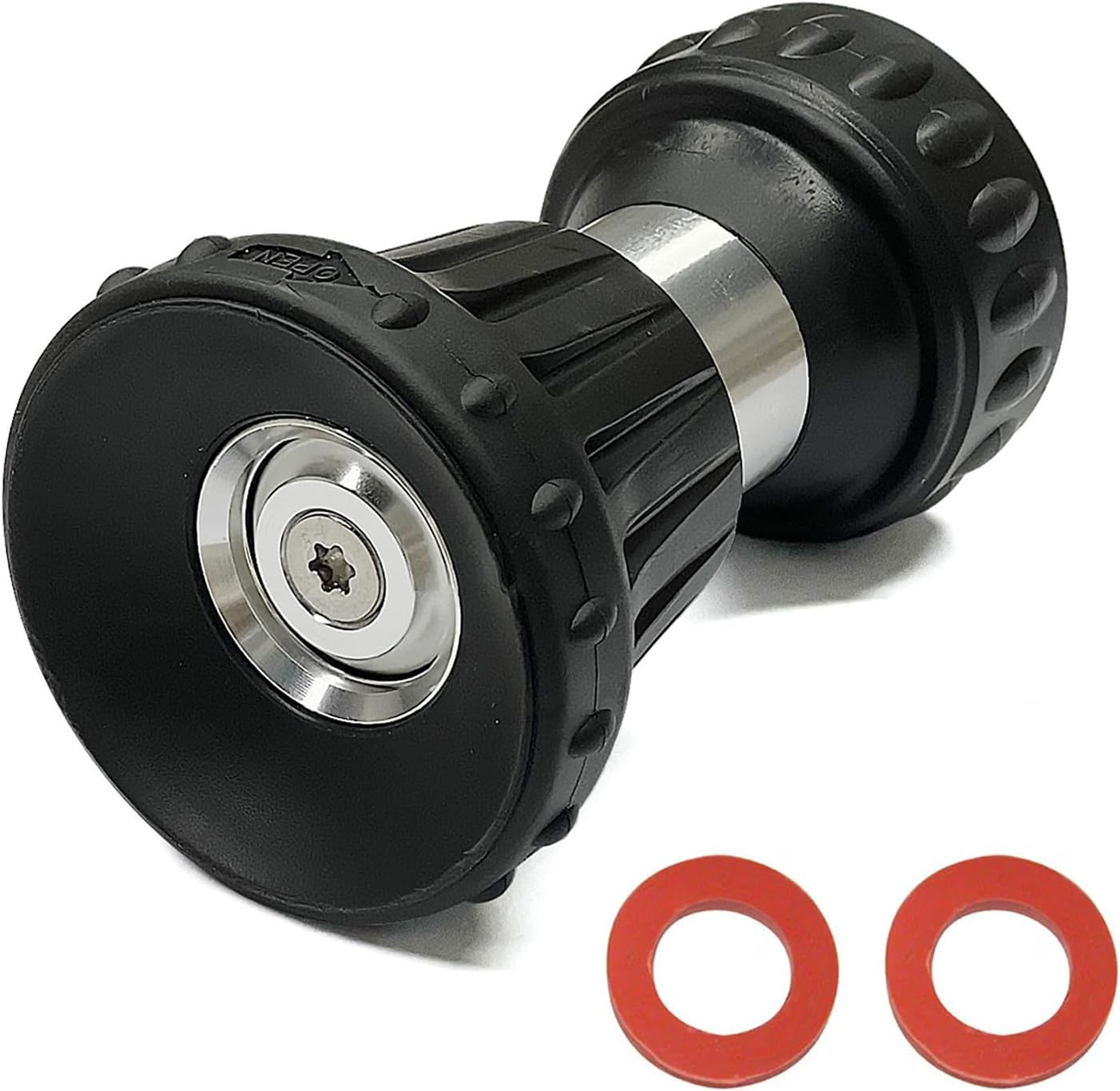 Cyprium Water Hose Nozzle Spray Water Nozzles For Garden Fireman Style Hose Nozzle Outdoor Hose Nozzle Sprayer High Pressure Watertight Connections For Reliable Use In Gardening, Cleaning