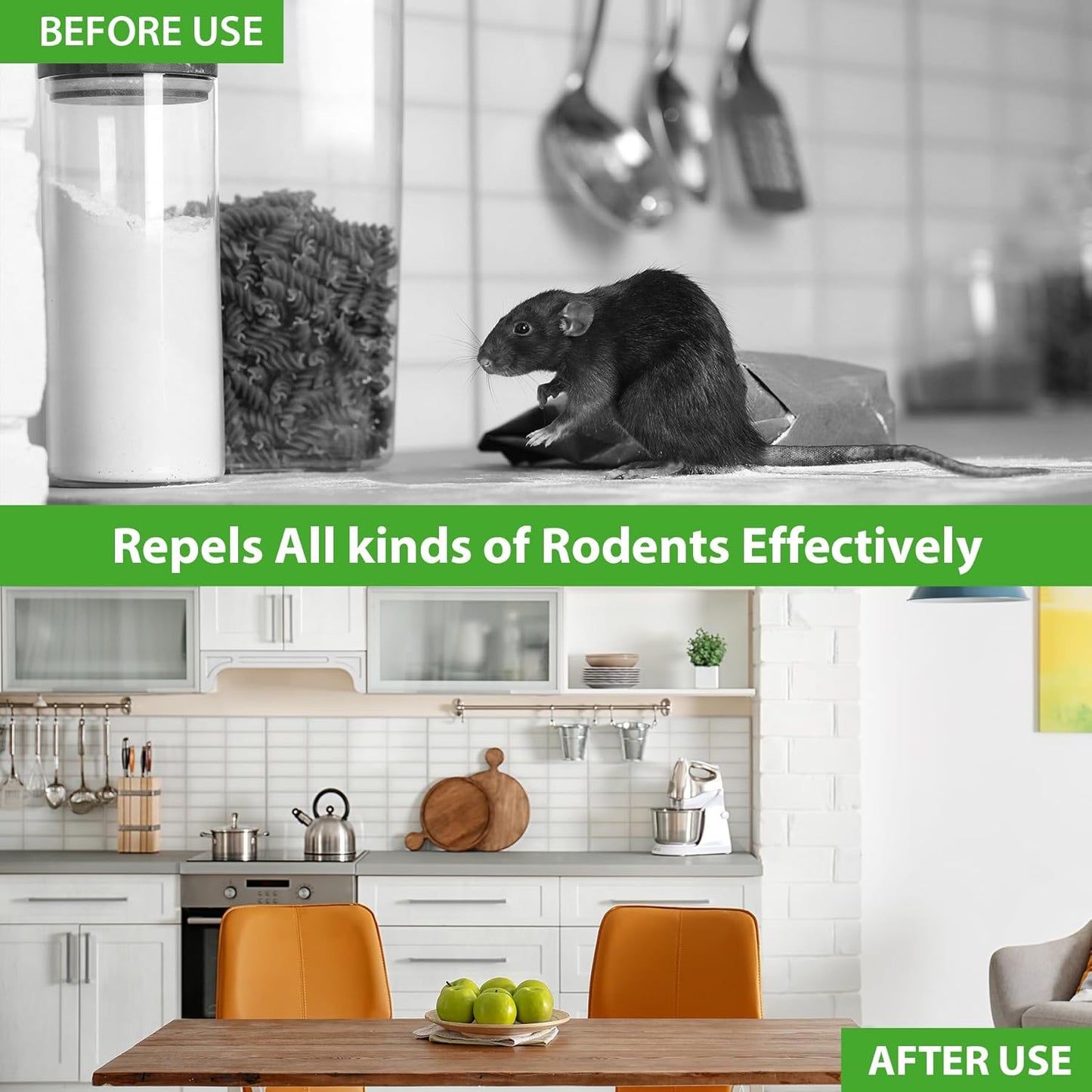 Rodent Repellent Balls,10Pcs Mouse Repellent Balls Peppermint Oil for Mice Squirrel Mole Pests, Natural Pest Control Pouches for Indoor Outdoor Kitchen Car Warehouse, Safe for Pets & Family