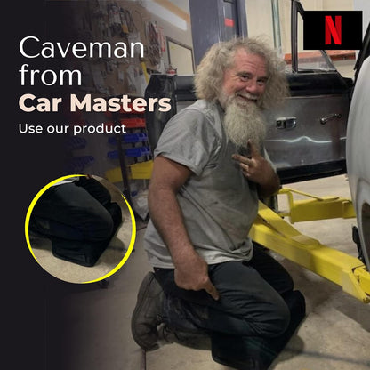 Kneeling Pad Comfort Memory Foam - Extra Thick Knee Cushion Floor Sitting for Work, Mechanics, Construction, Gardening, Yoga, Bath Kneeler for Baby Bath -Provide Support for Knees & Elevation (Black)