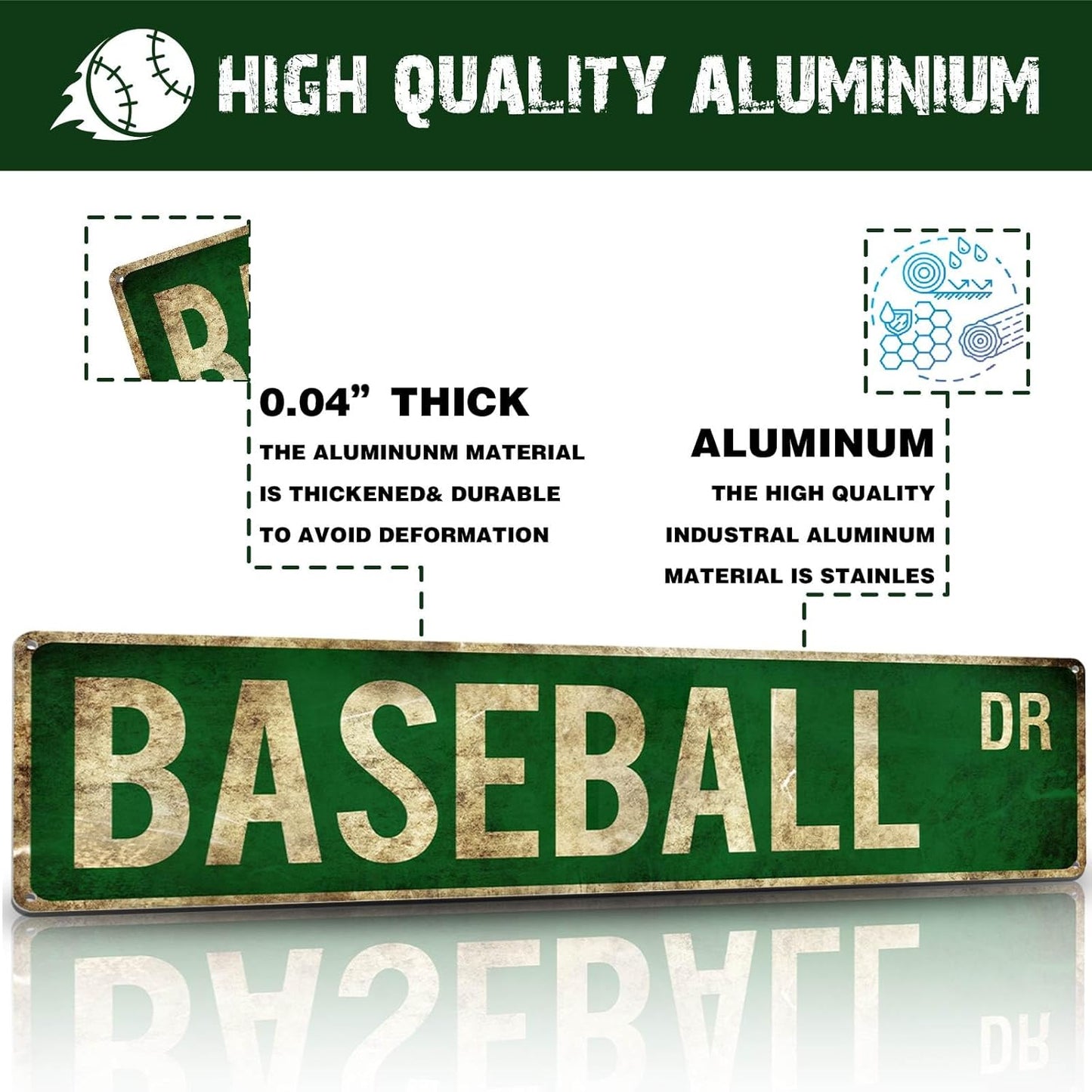 Rasonus Baseball Gifts for Boys 8-12 Accessories Room Decor Cool Stuff Sports Bedroom Posters Baseball Gear Wall Art Teen Boys Birthday Christmas Party Decorations