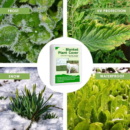Plant Freeze Protection Cover, 7x25ft Frost Cloth Winter Garden Blanket, Floating Row Cover for Cold Weather and Shade, Perfect for Outdoor Vegetables, Trees, Greenhouse