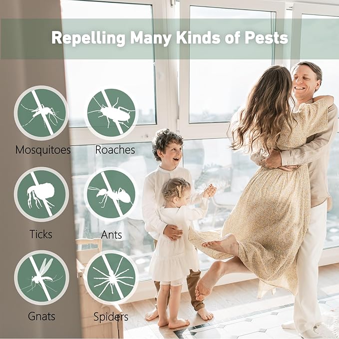 Mosquito Repellent, Peppermint Oil to Repel Mosquito, Ticks, Gnats and Pest, Insect Repellent for Indoor and Outdoor, 2 Packs