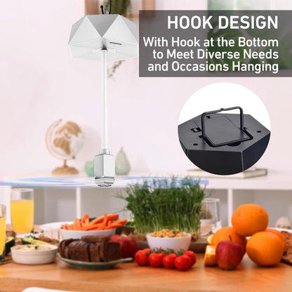 GUIDOT Fly Bug Fans for Food Tables, Fly Control Spinner Table Top Keep Flies Away from Patio Picnic Party Restaurant Kitchen Camping and BBQ