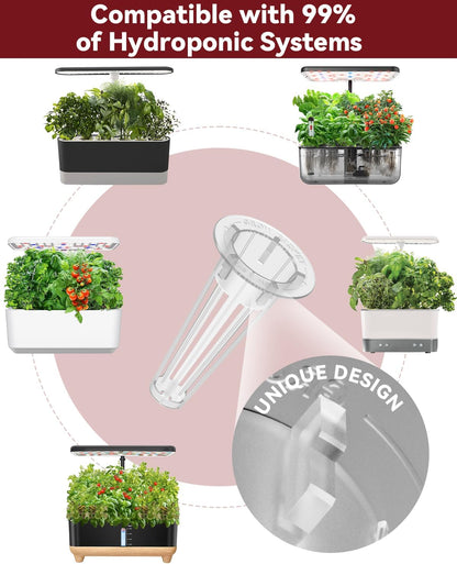 Hot Pepper Seed Pod Kit for Aerogarden, 16 Pods, Ahopegarden Hydroponics Growing System Indoor Garden Includes Jalapeno Peppers and Cayenne Chili Peppers, 500+ Seeds