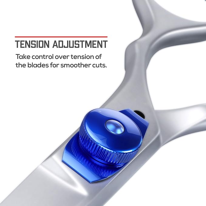 Suvorna 5.5 inch Barber Scissors | hair shears professional | haircutting scissors for adults | Hair Scissors Women & Men | Hairdresser Scissors | Hair Scissors Professional | Haircut Scissors.