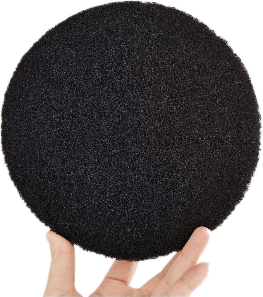 Kitchen Compost Bin Charcoal Filter 7.25 Inch Diameter Extra Thicker & Bigger-Over 3 Years Supply- Longer Lasting Activated Charcoal Odor Trapping Filters (0.4inch/10mm Thickness), Round (12 Pack)