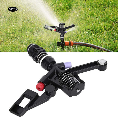 5PCS Garden Impulse Sprinkler Impact Sprinkler for Watering Irrigation, 3/4in DN20 Male Thread