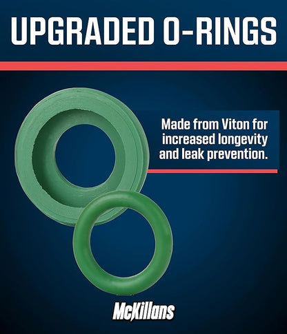 McKillans® Pressure Washer Quick Connect Kit, M22-14mm to 3/8" Male Female Quick Disconnect Kit for Power Washer (Brass)