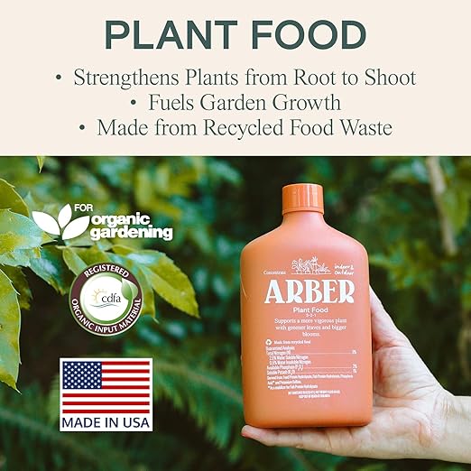 Organic Plant Food – Liquid Fertilizer for Indoor & Outdoor Plants, Nutrient-Rich Formula for Growth & Protection, Houseplant & Garden Fertilizer, Liquid Concentrate for Healthy Foliage & Strong Roots
