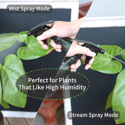 Goowin Indoor Plants Watering Can, Long Spout 47 oz with Bonus 16 oz Spray Bottle & 8.5 oz Squeeze Bottle, Grey