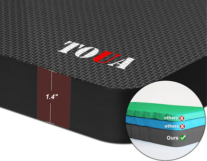 Large Kneeling Pad, High Density Foam Support Knee with Thick Kneeling Mat 17.8"x11"x1.5", Kneeler Pads for Work Gardening, Baby Bath, Yoga, Pray, Exercise, Fitness, 1 Pack