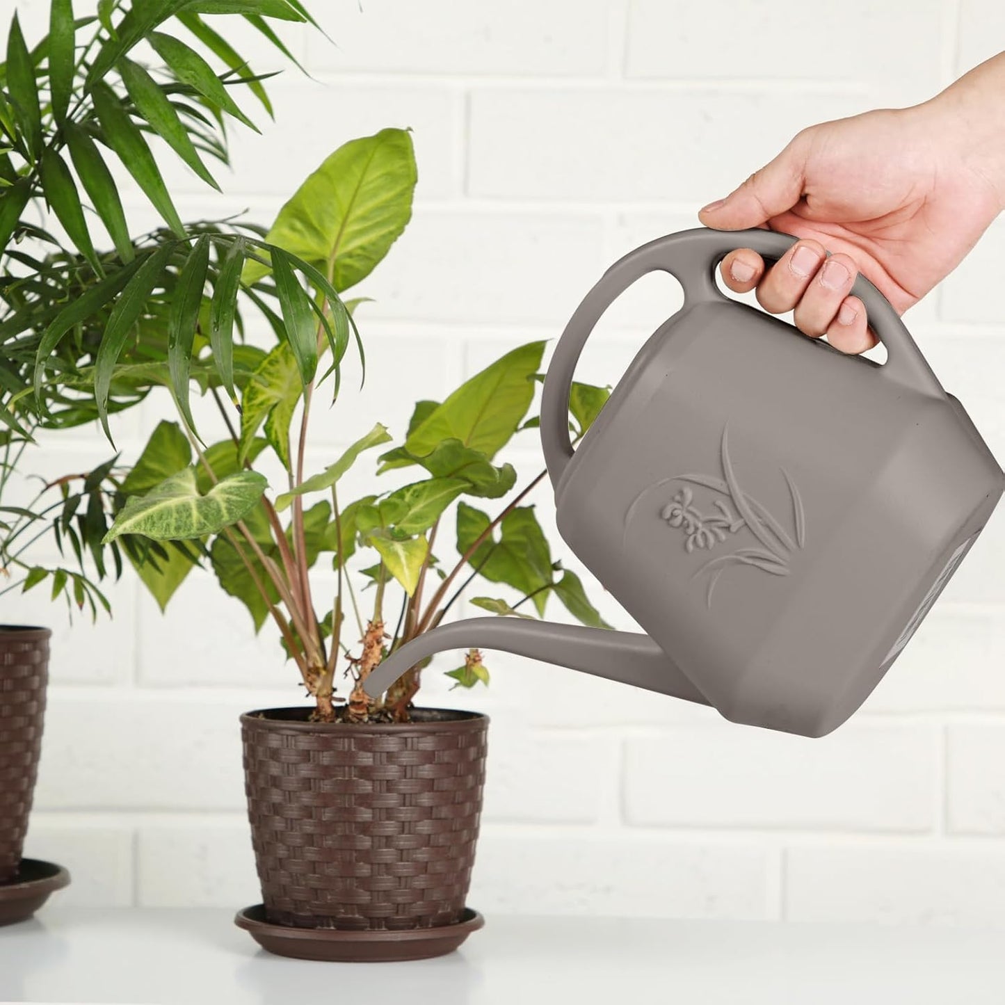 Plant Watering Can - 1 Gallon - Coffee Color