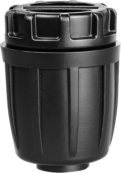 Drip Irrigation Fittings for 1/2 Inch Drip Tubing (1/2" ID x 0.65" OD)：1/2'' Drip Line End Caps Anti-drop Locked Nut Barbed Plug Connectors Garden Irrigation System Parts (10 Pack)