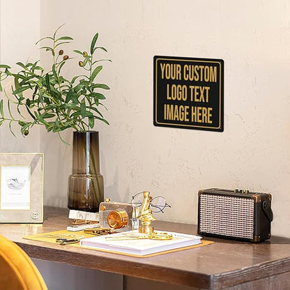 Custom Metal Signs - Personalized for Business, Home, Delivery, Road, Garden, Hazard, Parking, Decorative - 12x12