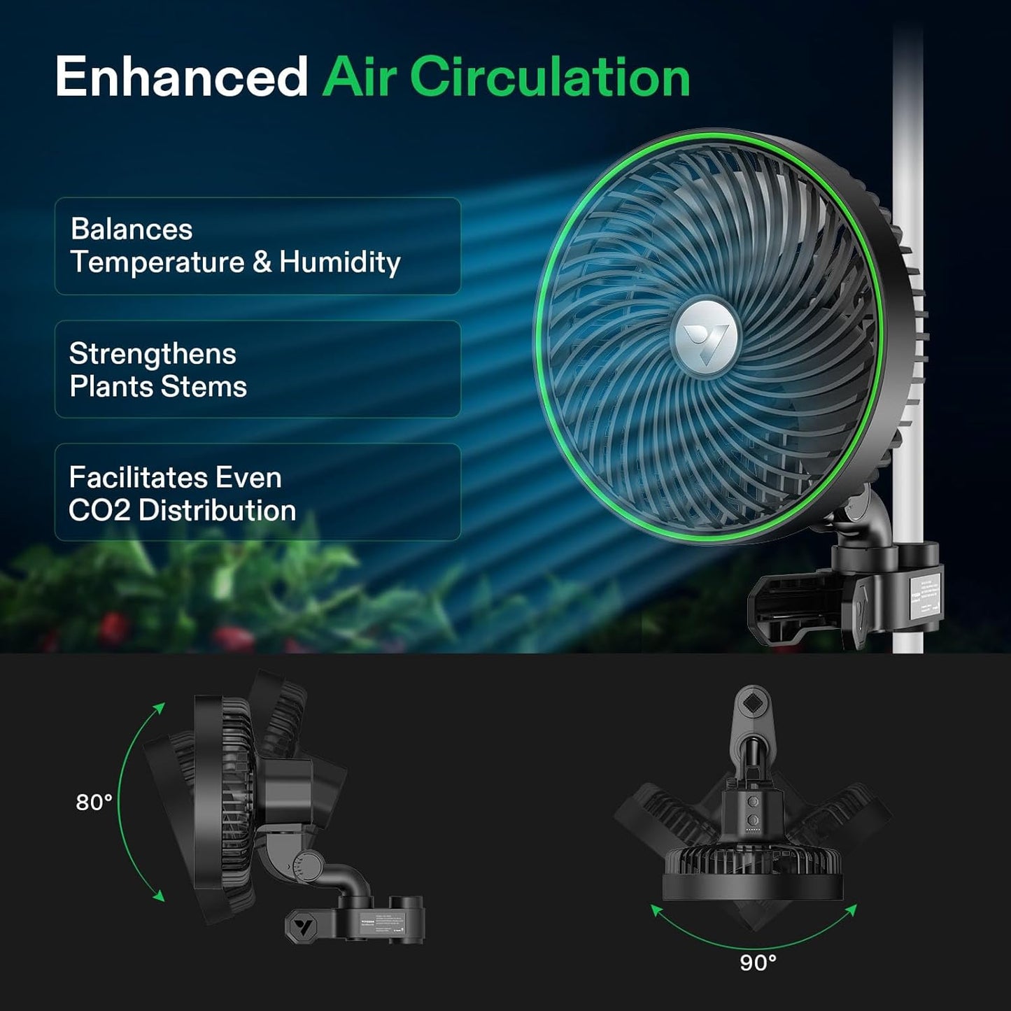 VIVOSUN GIY Plus Smart Grow Tent Kit, 3x3ft 3-Plant System, WiFi-Integrated Automatic Grow System with 2000D Mylar Grow Tent, Full-Spectrum Programmable Grow Light, Enhanced Ventilation & Circulation