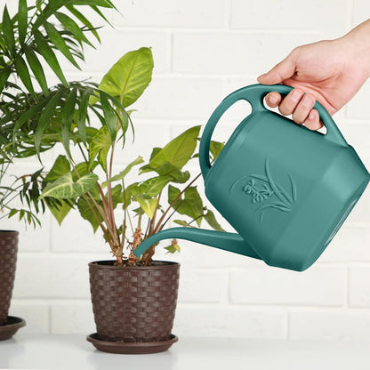 Plastic Watering Can - for Indoor and Outdoor Plant - 1/2 Gallon - Green
