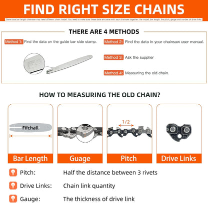 5 Pack 16 Inch Chainsaw Chain for Stihl 3/8" LP Pitch .043" Gauge 55 Drive Links Fits Stihl MS170, MS171, MS180c, 61PMMC3-55, Oregon R55 and More