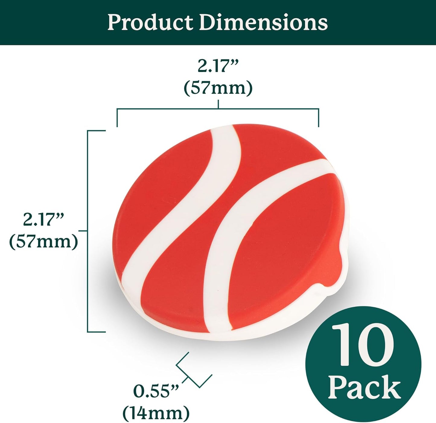 Gardyn Caps for Your Gardyn Hydroponics Growing System & Indoor Garden - Perfect Solution for a Cleaner & More Beautiful Garden - Must-Have for Growing Fewer Than 30 Plants at a Time - 10 Pack, Red