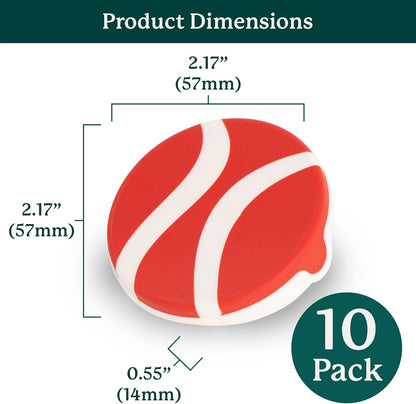 Gardyn Caps for Your Gardyn Hydroponics Growing System & Indoor Garden - Perfect Solution for a Cleaner & More Beautiful Garden - Must-Have for Growing Fewer Than 30 Plants at a Time - 10 Pack, Red