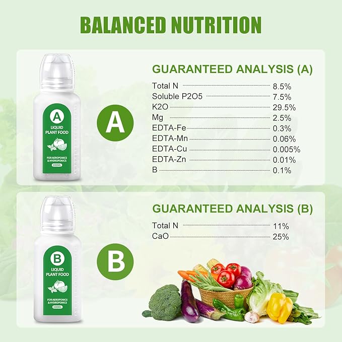 12 Pods Gourmet Herb Seed Kit Compatible with All Hydroponics, Growing Kit with Nutrient Solution, Seeds & Grow Sponges – Indoor Garden for Fresh Herbs & Vegetables (Nutrient & Salad Mixed Seed)