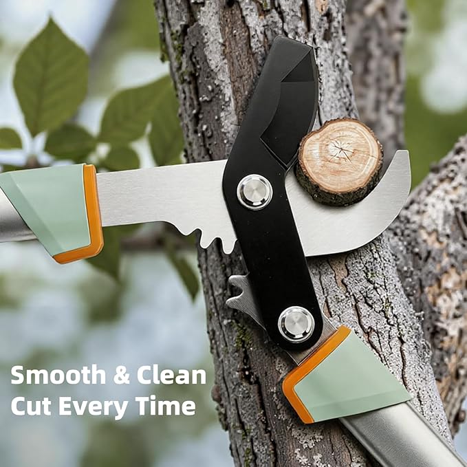 PrunePro Loppers for Tree Trimming Branch Cutter Heavy Duty Tree Pruner Rust Resistant Sharp Steel Blade Tree Limb Trimmer