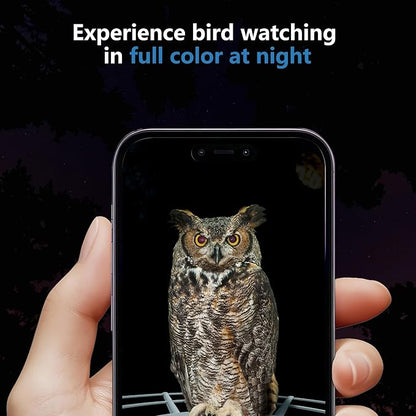 Bird Feeder with Camera, AI Birds Identification, Solar Powered, Live View, Instant Alerts, Capture Bird Videos, 2K HD Camera, Ideal Gift for Family and Enthusiasts (Blue)