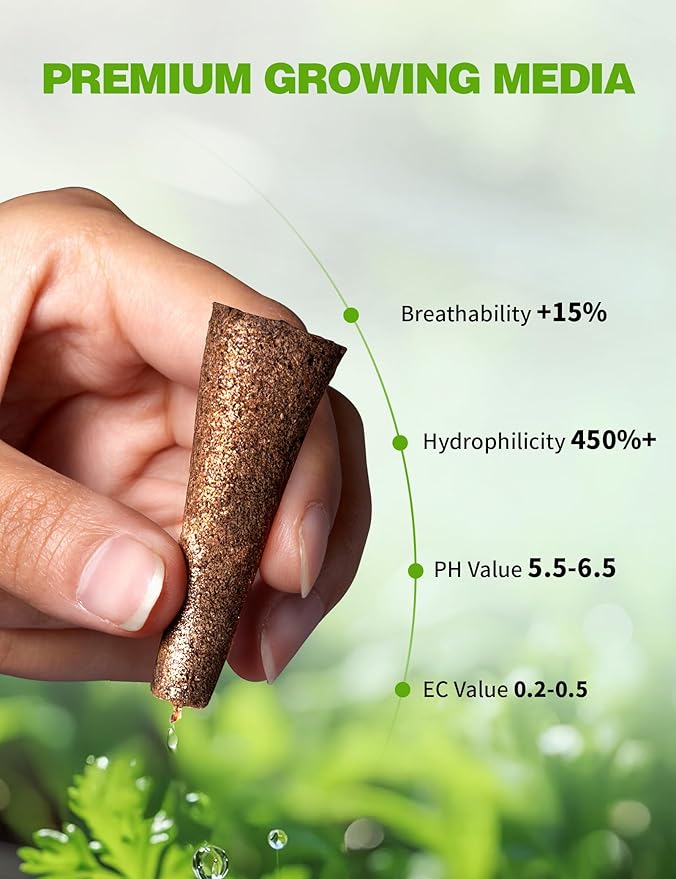 Hydroponics Growing System Pods, Compatible for Aerogarden Pods,Seed Herb Pods Kit 160Pcs, Indoor Herb Garden Starter Growing