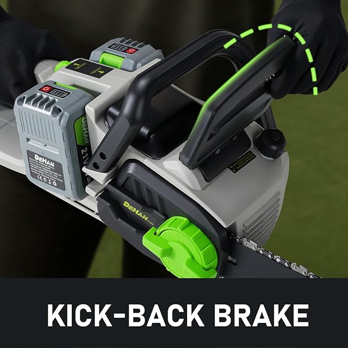 Brushless Mini Chainsaw Cordless Chain Saw Lightweight Electric Chainsaw Handheld Saw for Tree Trimming and Wood Cutting Pruning Saw (16 Inch)