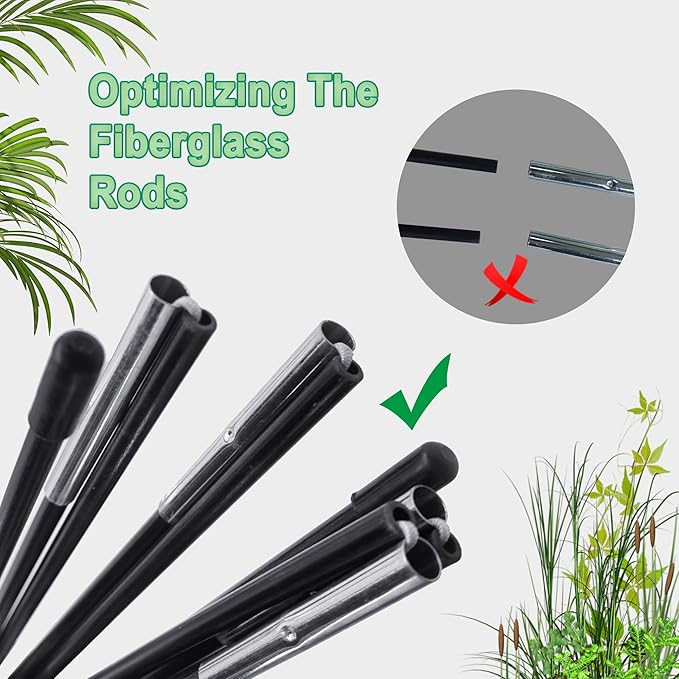 36″*36″*35.5″ Winter Plant Warm Covers - Raised Bed Cover, Garden Row Accelerator, Warm Tent Freeze Protection Humidity Domes for Germination, Seedling Propagation Protecting Plants from Animals 2 PCS