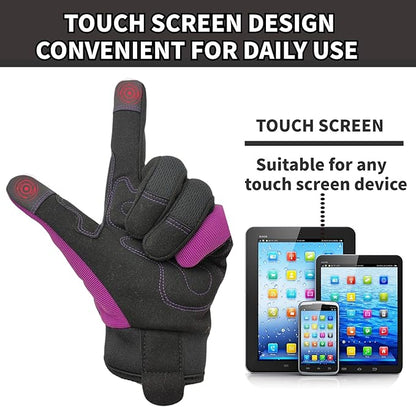 Thorn Proof&Puncture Resistant Gardening Gloves with Grip,Garden Gloves for Women, Leather Work Gloves,Gifts