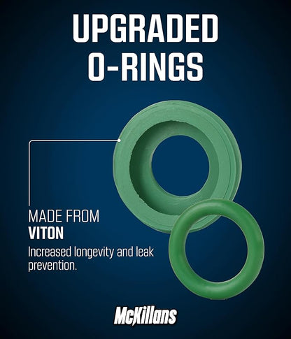 McKillans® Water Hose Quick Connect [Universal FIT] 3 Pack - Stainless Steel Quick Connect - Garden Hose Quick Connect Stainless - Durable Quick Connect Garden Hose Fittings - Easy Instant Connection