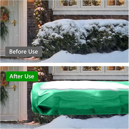Plant Covers Freeze Protection – 4 Pack 59"x20"x22" Winter Plant Cover Cold Weather Tree Frost Cloth Warm Blankets Shrub Covers for Outdoor Plant