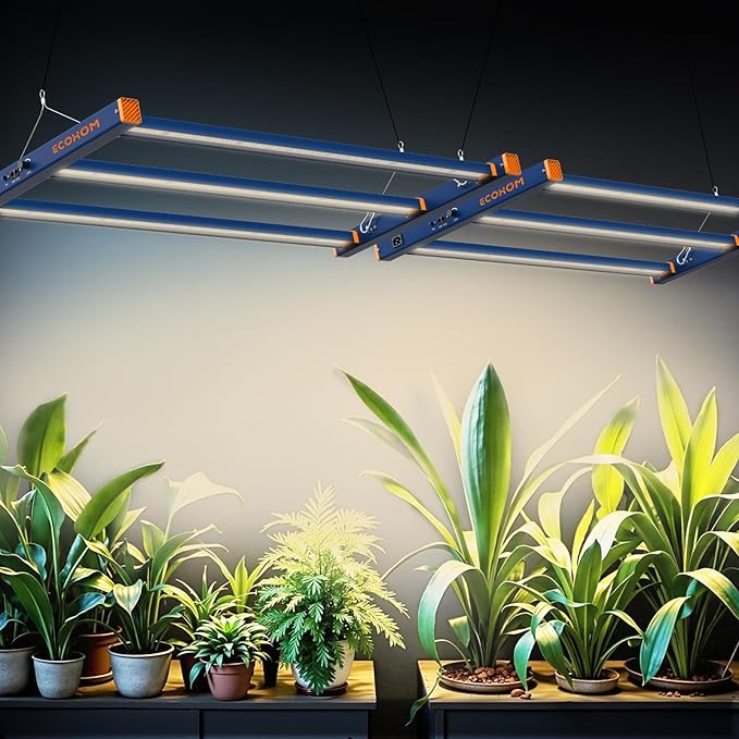 LED Grow Light, 320W Grow Lights for Indoor Plants, Full Spectrum Growing Light Plant Hanging Growing Lamps, Daisy Chain Dimmable Grow Lamp, Commercial for 3x5ft Coverage in Grow Tent