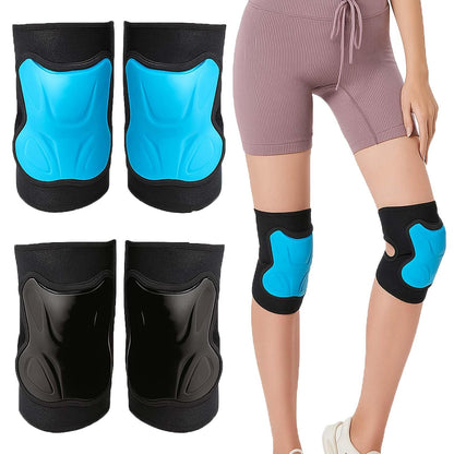 Working Knee Pads for Men & Women, Soft Shell Padded Knee Pad for Gardener Carpenter Construction Worker, Protect Your Knee Safety, Tough & Durable, Perfect for Warehouse Retail Work, Blue XL (1 Pair)