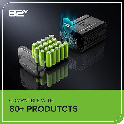 Greenworks 82V Brushless (760 CFM / 140 MPH) Cordless Leaf Blower, 4.0Ah Battery and Dual Port Charger (Great for Landscapers and Professionals)